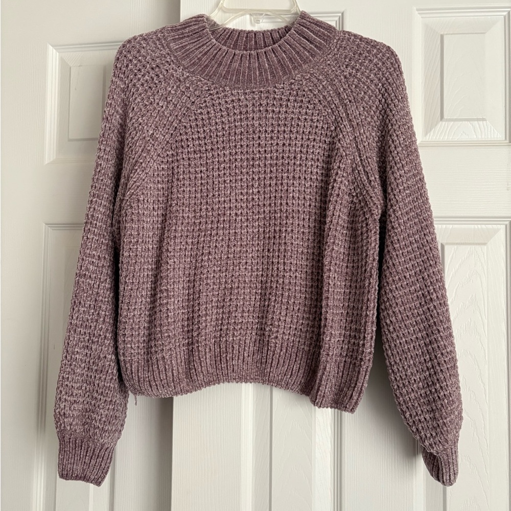 Altar’d State Soft Chanelle Sweater in Lavenderr